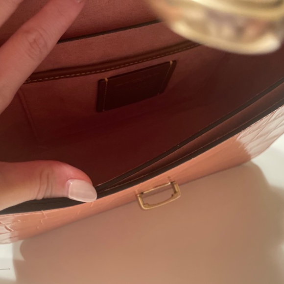 New Croc Effect Coach Studio Shoulder Bag - Picture 7 of 12
